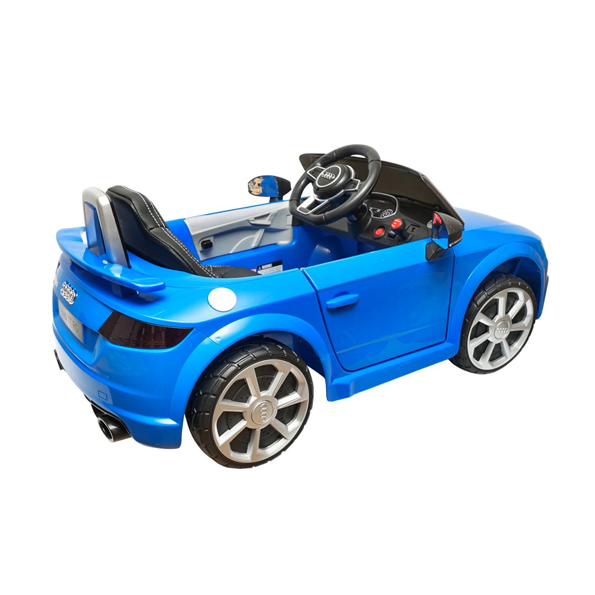 Masinuta electrica cu baterie 6V/4Ah si telecomanda pentru copii Audi TT JE1198 albastra